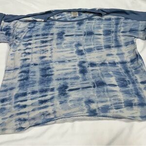 Lucky Brand Blue Tie-Dye Skirt